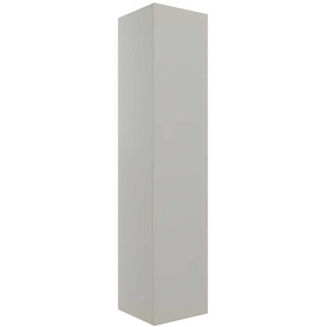 Signature Umea Wall Hung 1-Door Tall Unit 350mm Wide - Matt Latte