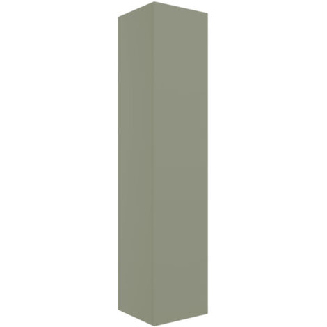 Signature Umea Wall Hung 1-Door Tall Unit 350mm Wide - Matt Olive Green