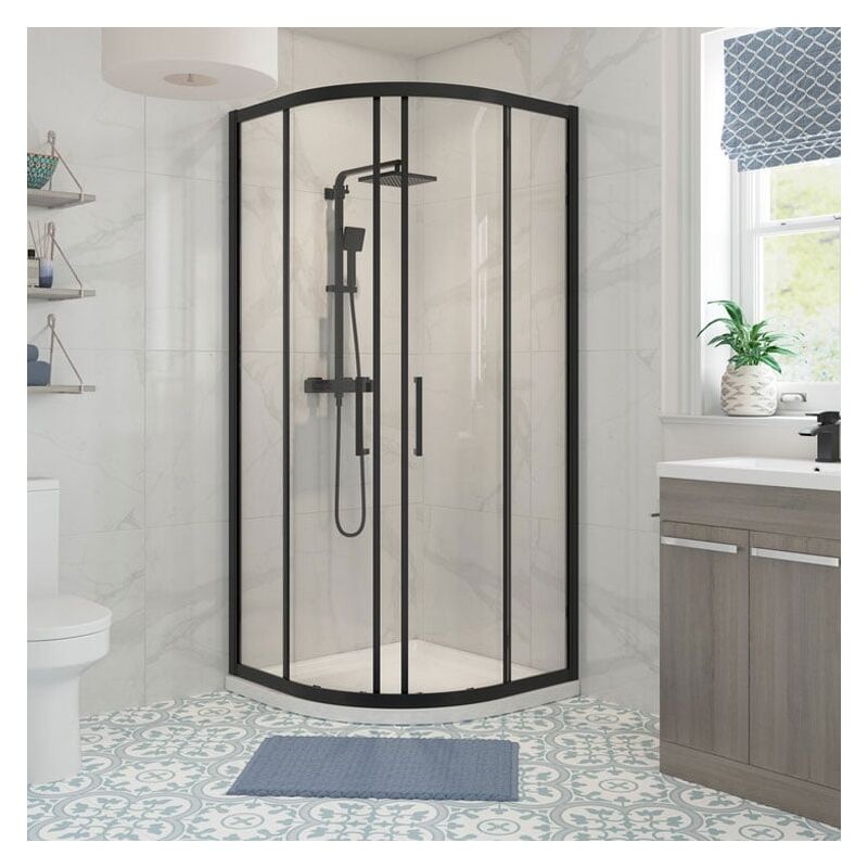 Verve Quadrant Shower Enclosure 800mm x 800mm - 6mm Glass - Signature