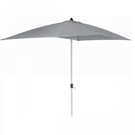 Signature Weave 2 x 3m Rectangular Table Parasol Sun Shade Umbrella Brown Canopy