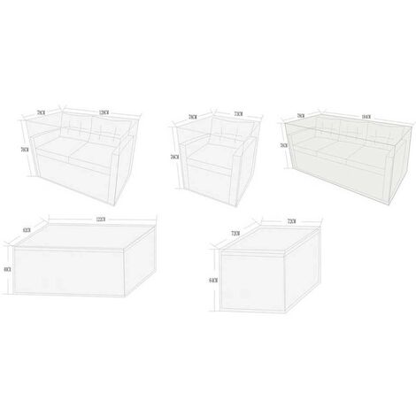 Signature Weave Holly Modular Sofa Chair Set Furniture Cover Table Storage Box