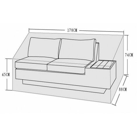 Signature Weave Mauritius Corner Sofa Set Furniture Cover Outdoor Sofa