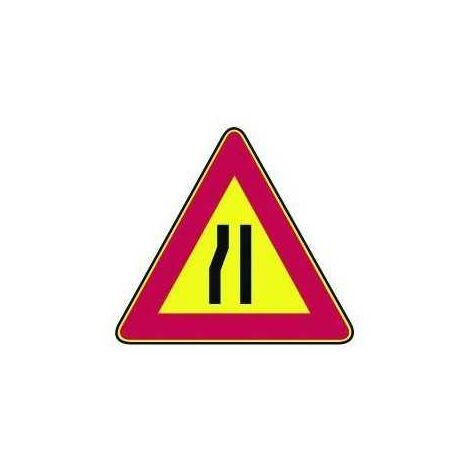Signaux de circulation temporaires, étroite asymétrie, Fig.385 Gauche