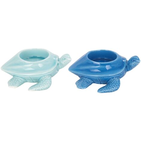 Signes Grimalt 2U Bougeoir Vases et Bougeoirs Bleu - 5x12x10cm