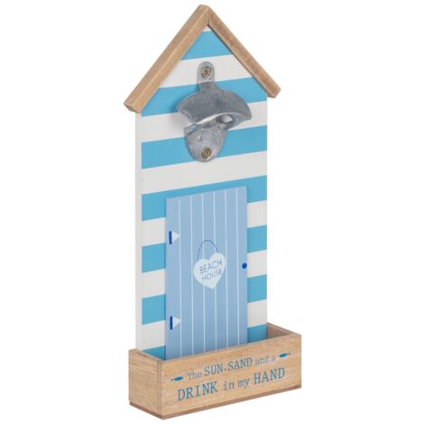 Signes Grimalt Abrebotellas Cocina Abridor Botellas Beach House Abrebotellas Azul 5x14x30cm 29873