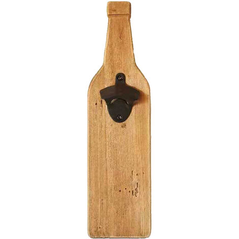 Signes Grimalt Abrebotellas Cocina  Abridor Botellas Vino Abrebotellas Marrón 4x11x40cm 30136