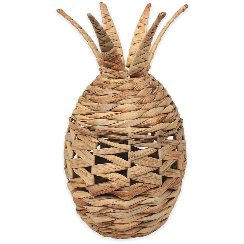 Décoration Ananas Divers Panier Marron - 40x22x22cm - Signes Grimalt