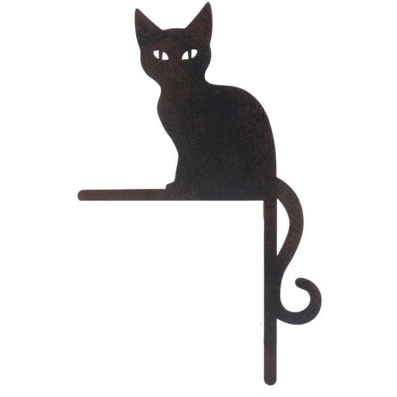 Ornement mural chat en métal – applique murale décorative pour la maison, style romantique et moderne, idéal pour les amoureux des chats