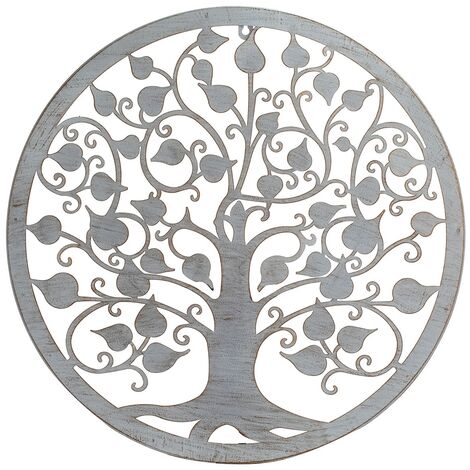 Signes Grimalt Applicare la parete dell'ornamento in metallo  Applica Appliques a parete Grigio Metal 1x50x50cm 23663