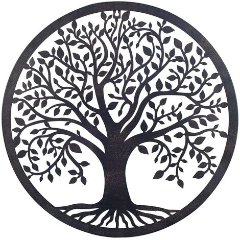 Signes Grimalt Applicare la parete dell'ornamento in metallo  Life Tree Adorno Brown Metal 1x50x50cm 26233