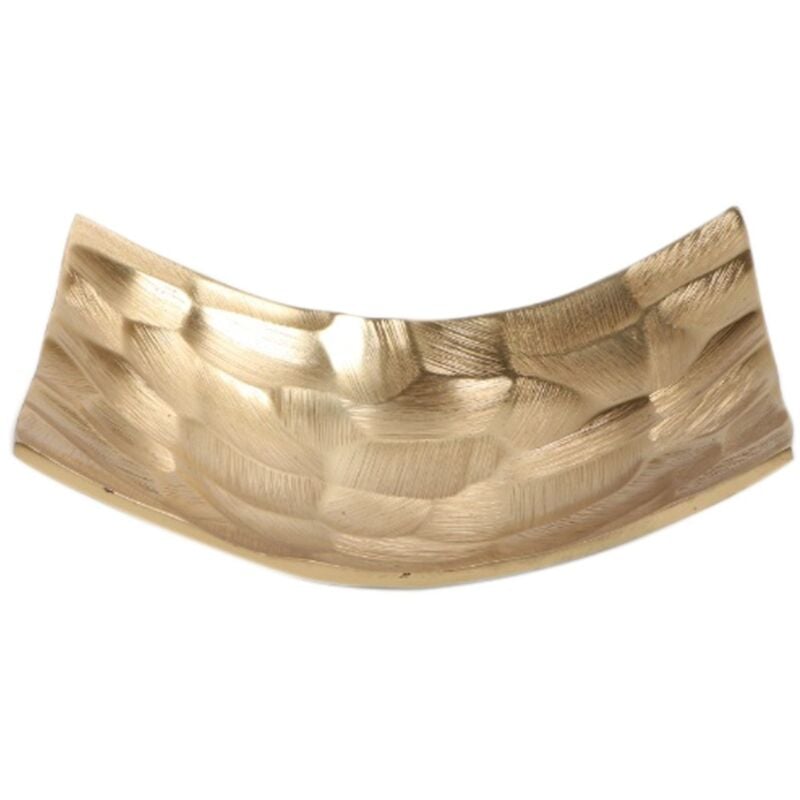 Signes Grimalt - Petit plateau doré pour la décoration et l'organisation de la maison