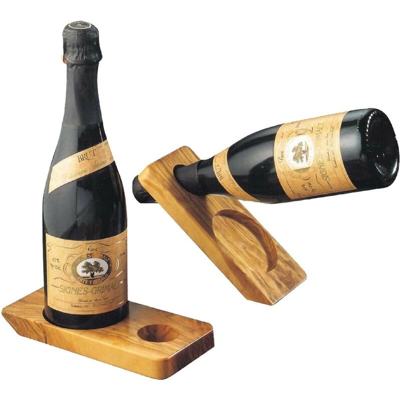 Image of Signes Grimalt Bottler da cucina Rack per bottiglia marrone 2x10x12cm 280 - brown