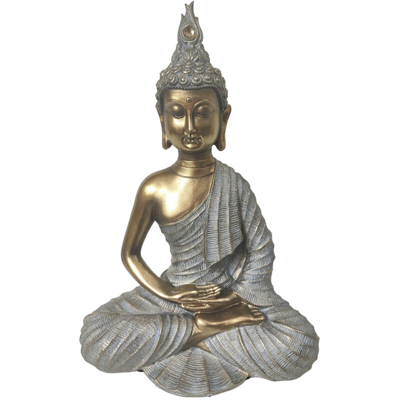 Signes Grimalt - Bouddha Bouddhas Figure Bouddha Gris 27x19x10cm