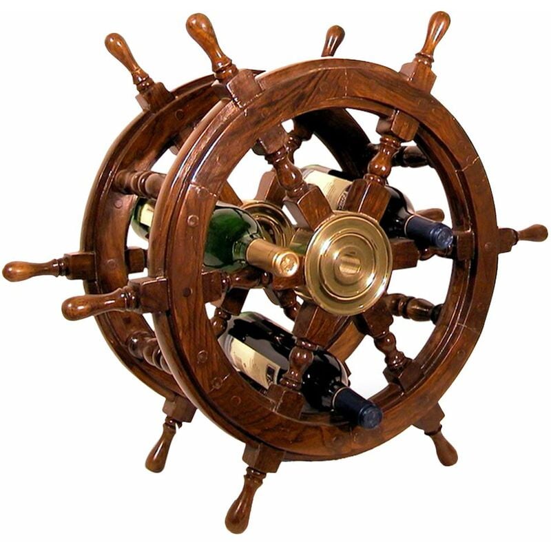 Signes Grimalt - Bouteilleur de cuisine Rack de bouteille brun 25x60x57cm 6430