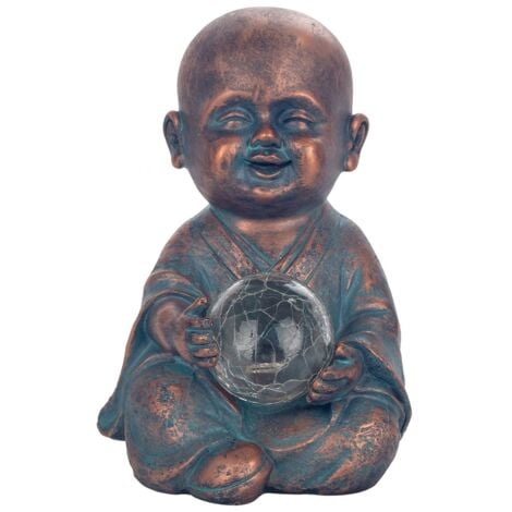 Signes Grimalt Buddha -Figurenfiguren Abbildung Monk Buddas Gray 15x15x22Cm 30069