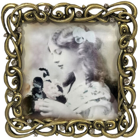 Signes Grimalt Cadre Photo 10X10 Miniatures Cadre Photo Rectangulaire Gris - 13x13x2cm