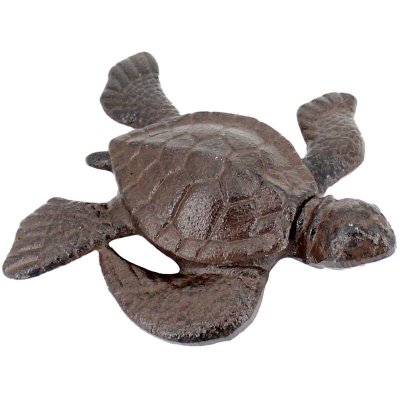 Signes Grimalt - Boîte à tortue décorative en fonte pour jardin et mur, style rustique, ornement unique pour l'extérieur et l'intérieur