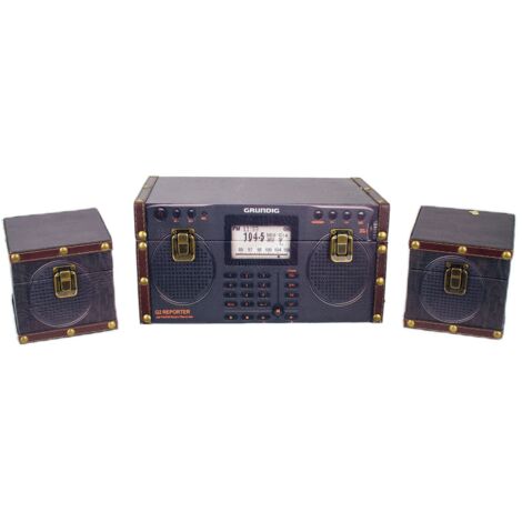 Signes Grimalt Caja Decoracion  Cajas Grundig Altavoz 3 Unidades Cajas Y Joyeros Negro 15x30x15cm 27570
