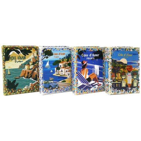 Signes Grimalt Cajas De Libro Regalo Caja 4U Cajas Libro Azul 3x10x14cm 36437