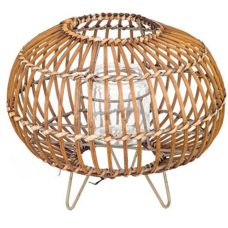 Signes Grimalt Candelabro Decoracion  Candelabro Jarrones Y Portavelas Marrón 27x27x16cm 27628