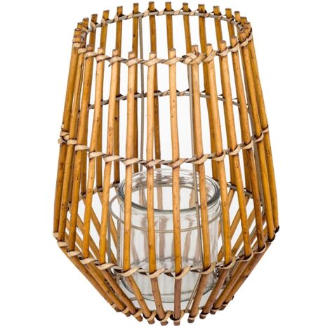 Signes Grimalt Candelabro -Dekoration  Candelabro Jarrones und brauner Halter 13x13x29cm 27625