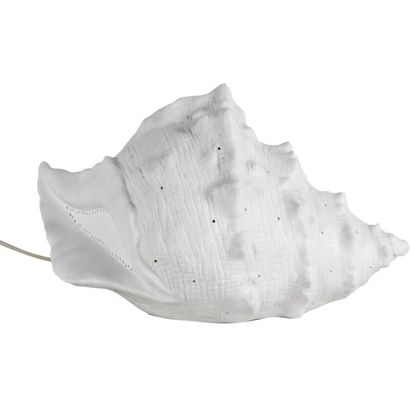 Signes Grimalt - Concha lampe lampe Lampe de bureau blanc - 16x29x17cm
