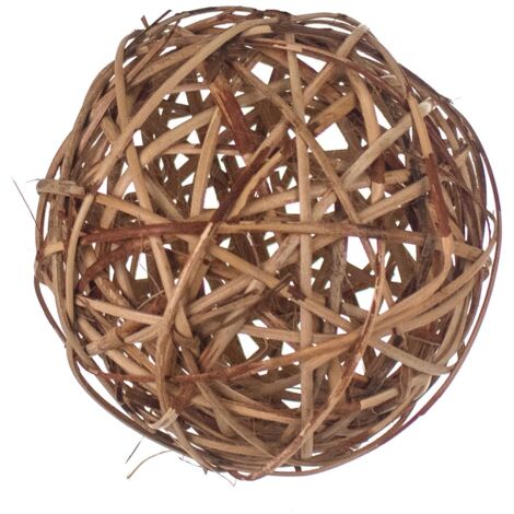 Signes Grimalt Cesta Decoracion  Bola  Cestas Marrón 24x24x24cm 23609