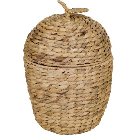 Signes Grimalt Cestino della decorazione  Cesto cinghia marrone 24x24x21cm 27159