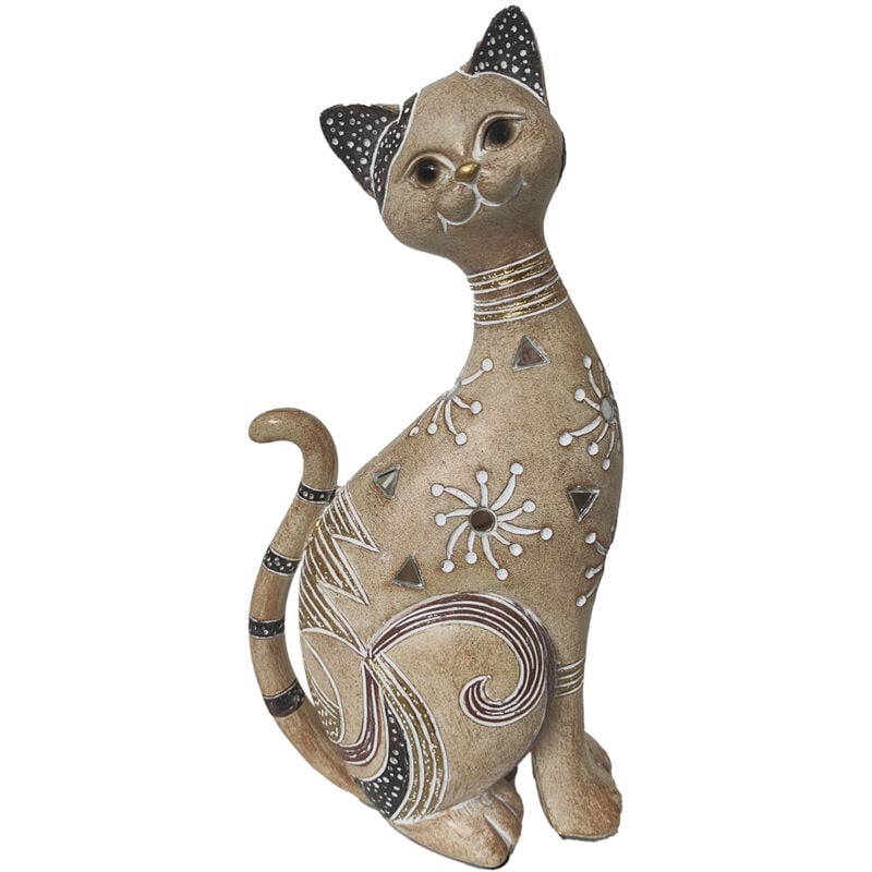 Signes Grimalt - Chat Animaux Figurine Chat Gris - 23x12x6cm