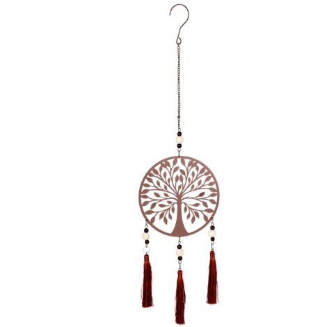 Signes Grimalt Colgante De Metal Decoracion Colgante Árbol De La Vida Colgantes Metal Marrón 1x18x70cm 24608