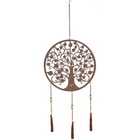 Signes Grimalt Colgante De Metal Decoracion Colgante Árbol De La Vida Colgantes Metal Marrón 1x35x105cm 24600