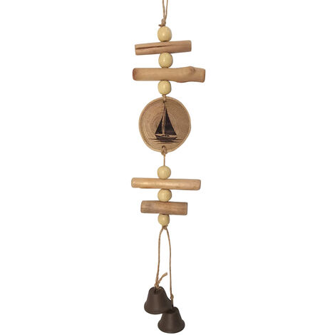 Signes Grimalt Colgante Decoracion  Colgante Barco Colgantes Marrón 5x8x33cm 30213