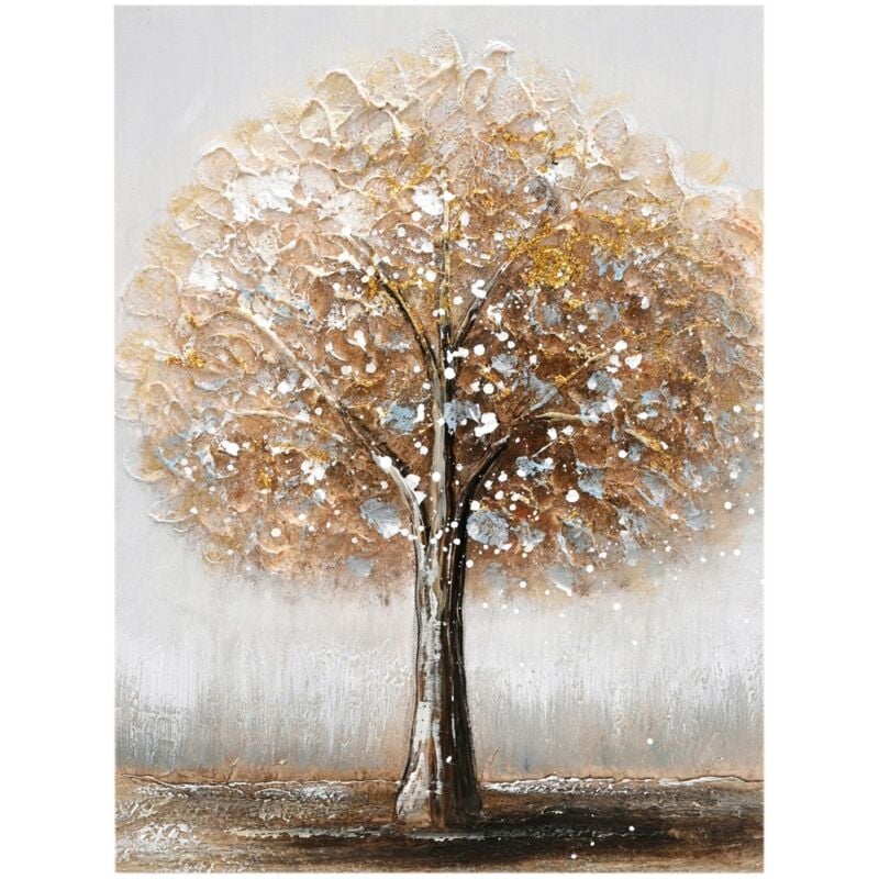 Peinture d'arbre décorative moderne pour mur