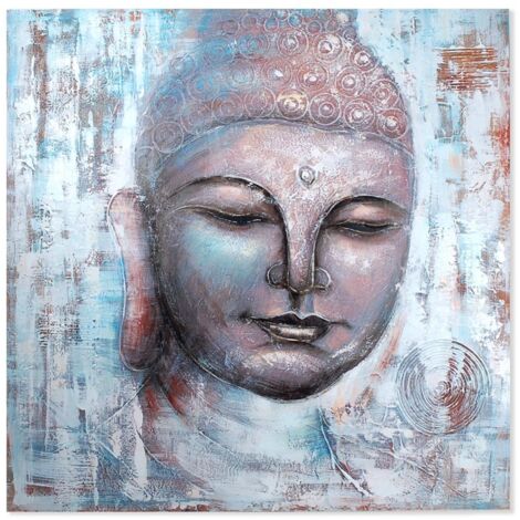 Signes Grimalt Cuadro Adorno Pared  Cuadro Buda Cuadros Multicolor 3x100x100cm 11953