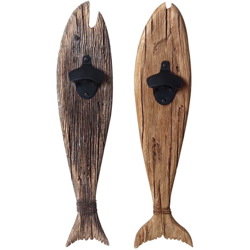 Image of Signes Grimalt - Cucina Open Botellas OpenBotellas Fish 2 unità Open Brown Brown 4x11x46cm 30118