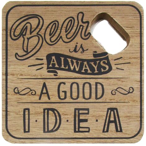 Signes Grimalt Cucina Open Botellas  Beer OpenBotellas Brown Brown Browns 10x10x1cm 29858