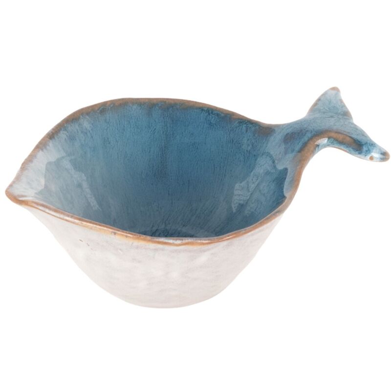 Signes Grimalt - Bol à poisson décoratif bleu bohème idéal pour la cuisine et la salle à manger