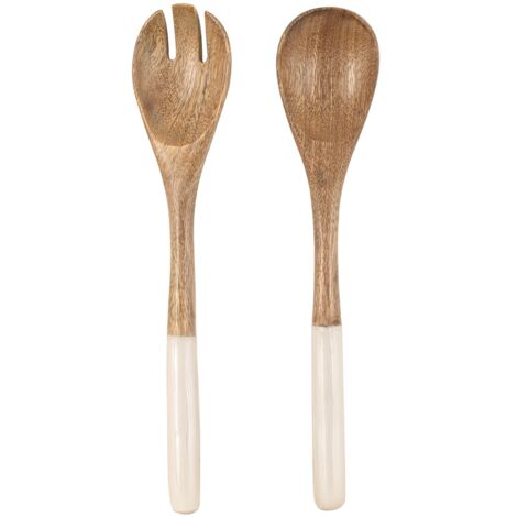 Signes Grimalt Cuillère Ou Fourchette 2U Marron - Couverts En Bois 3x30x6cm