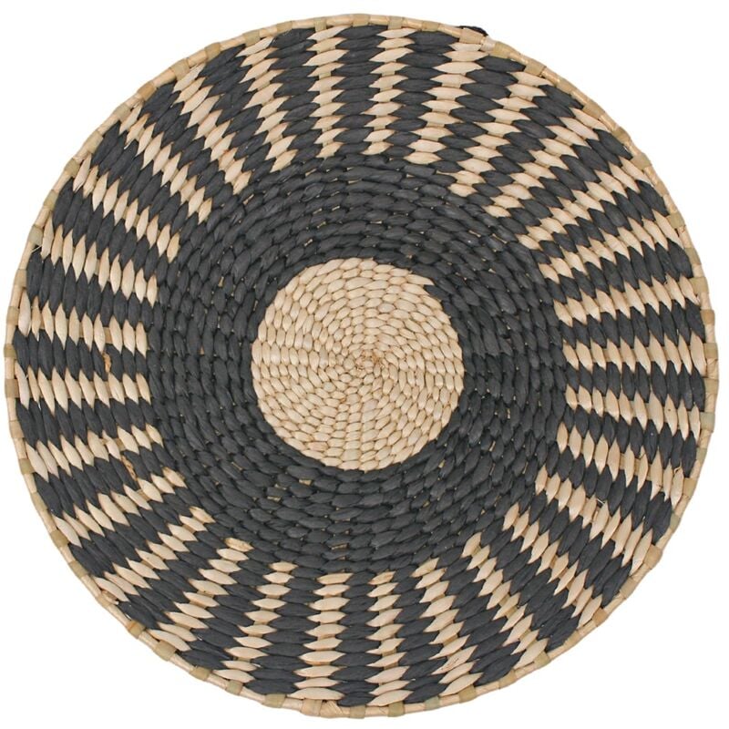 Décoration murale ronde marron bohème 35x35x6cm - Signes Grimalt