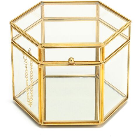 Signes Grimalt Decoration Showcase  Organizzatore di scatole d'oro e gioielli 13x15x18cm 27779