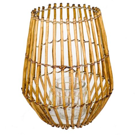 Signes Grimalt Decorazione candelabro  Vasi di candelabro e supporto marrone 16x16x34cm 27624