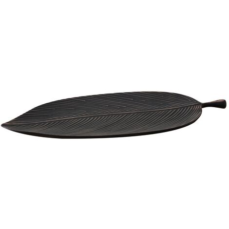 Signes Grimalt Decorazione decorazione vassoio  Dish decorativo vassoio nero 17x46x3cm 27094