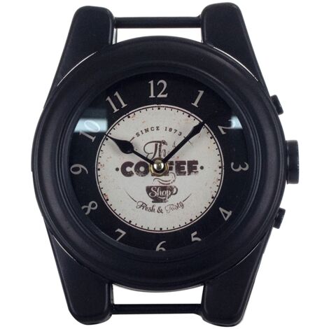 Signes Grimalt Dekorationsschule  Black School Schedulather Close Clock 5x19x22cm 23933