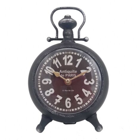 Signes Grimalt Dekorationsschule  Vintage Clock Black Dumess Uhren 26x9x17cm 26963