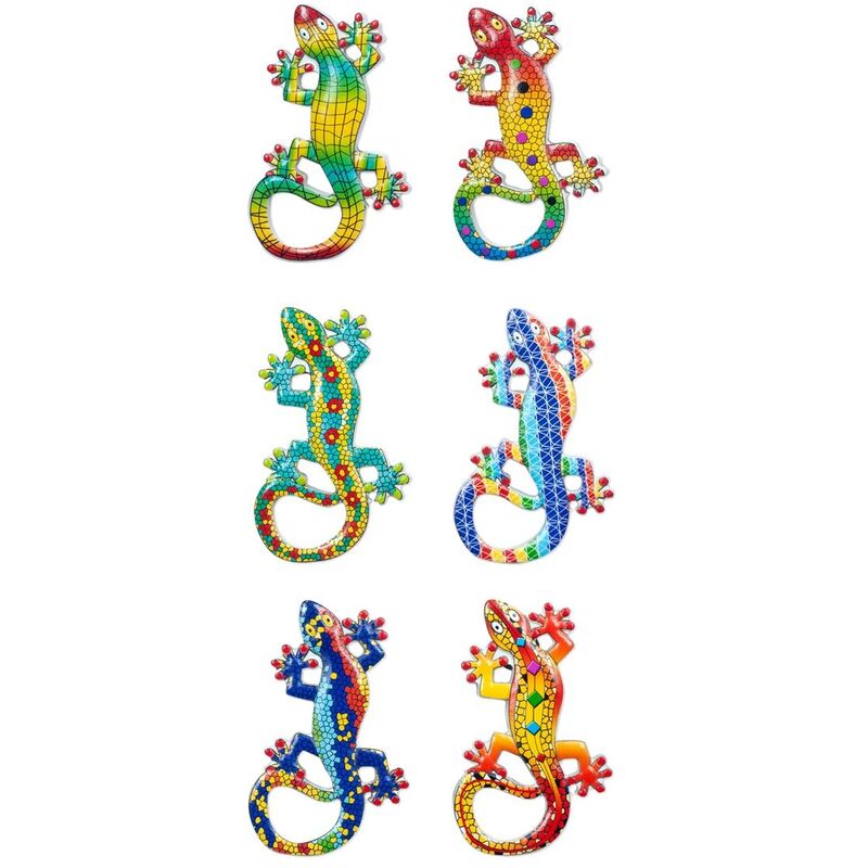 Image of Signes Grimalt Dono magnetico Lucertole magnetiche 6 multicolore magnetico 5x9x1cm 22035 - multicolour