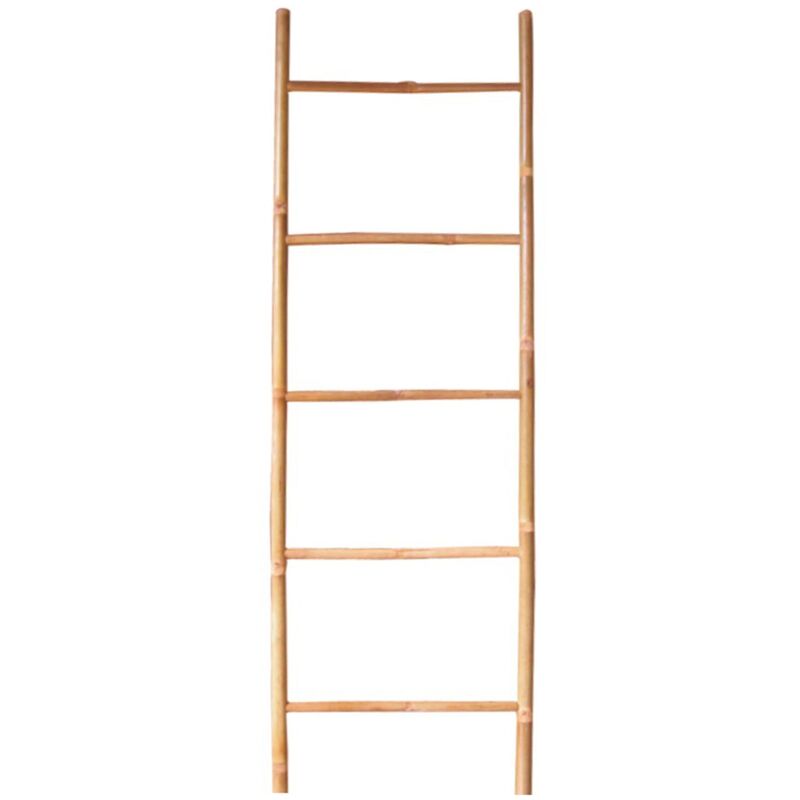 Signes Grimalt - chelle pliante 5 marches en bambou solide et léger pour la maison et le bureau, 150 cm