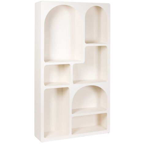 Signes Grimalt Estantería Muebles  Mueble Estanteria Mueble Auxiliar Blanco 26x97x180cm 30921