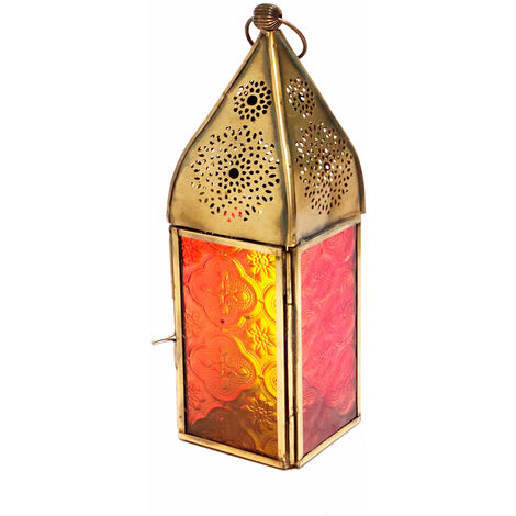 Signes Grimalt Farol für Cirio Decoration  Farol Candelabro Jarrones und Gold Porta 6x6x20cm 28426