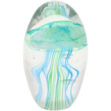 Signes Grimalt Fermacarte Medusa bianca - 7x4x4 cm Elegante fermacarte in cristallo per decorare la casa o l'ufficio