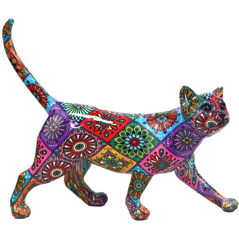 Signes Grimalt - Figurine de chat décorative en résine pour la maison et le bureau